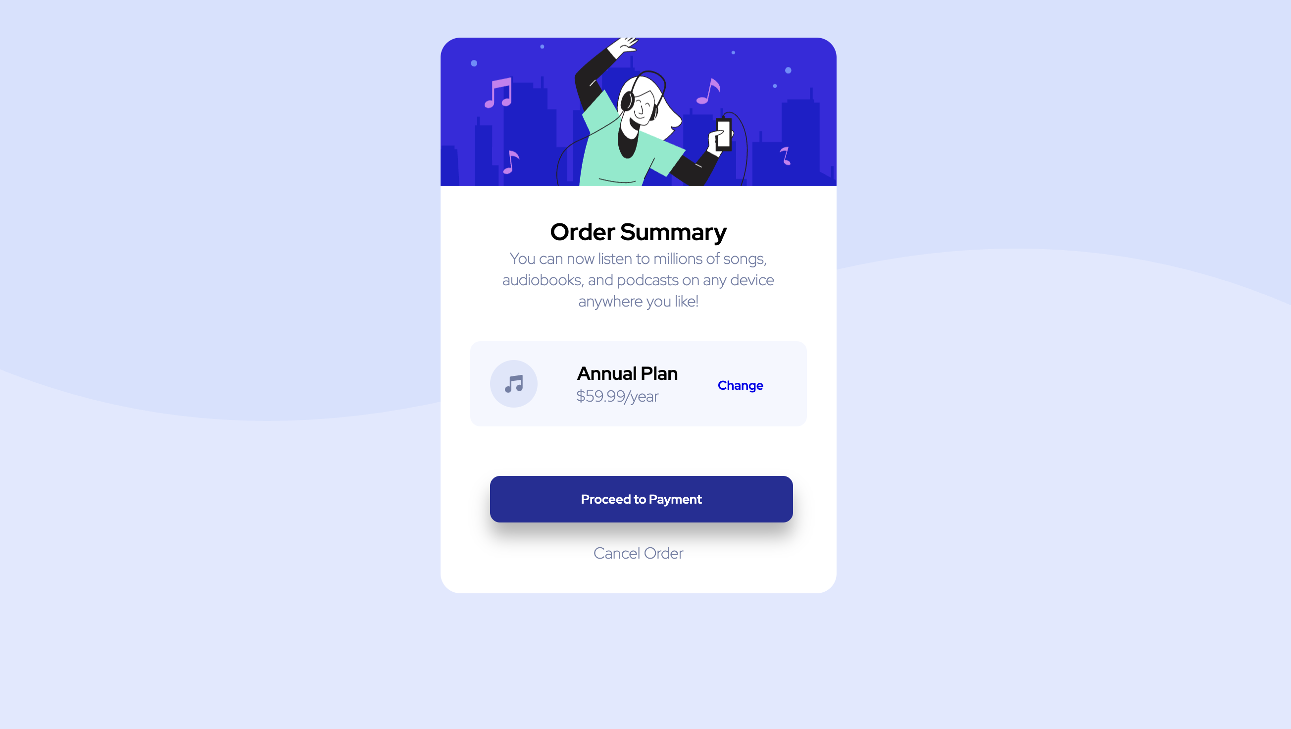 Photo Order summary Hover